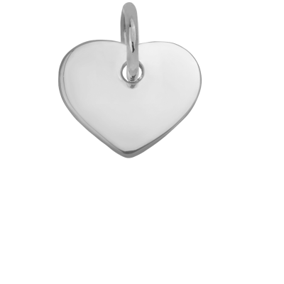 Sølv hjerte 1,5 cm